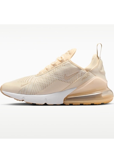 Nike Air Max 270 Womens Sneaker Cream Kadın Günlük Spor Ayakkabı Krem