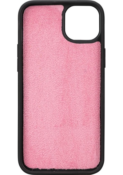 Apple Uyumlu   iPhone 15 Plus Deri Cüzdanlı Kılıf   Mwwn Nu2 Pembe