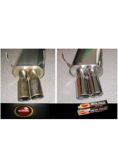 Autosol Krom Alüminyum Gümüş Metal Temizleyici Parlatıcı 75Ml