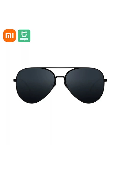 Xiaomi Mijia Luke Polarize Aviator Güneş Gözlüğü Uv400 Alüminyum-magnezyum Çerçeve Unisex 7 Katlı Özel Tac Lens Hafif 23gram Siyah