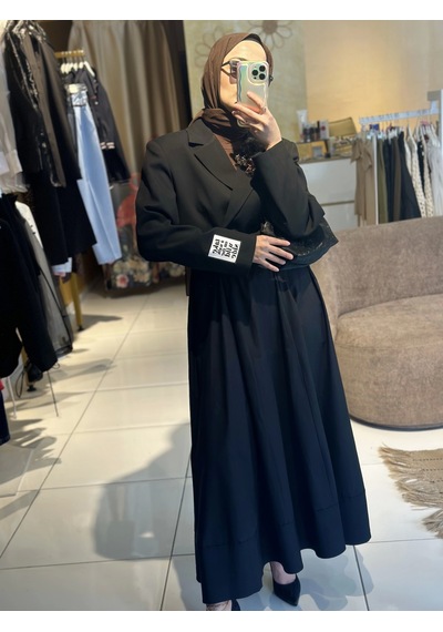 Poplin Etek Siyah Siyah