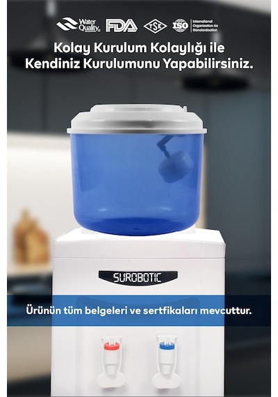 Su Arıtma Sebil Üstü Damacana Aparatı 5 Litre Hazneli - 10 M Hortum Diğer