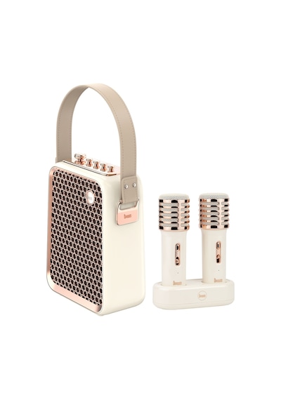 Divoom SongBird-HQ Çift Karaoke Mikrofonlu 6 Ses Efektli 50 W Taşınabilir Bluetooth Hoparlör