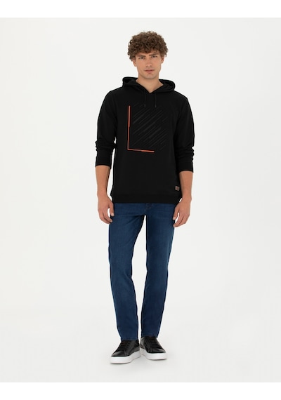 Pierre Cardin Erkek Siyah Sweatshirt 50272825-vr046 Siyah