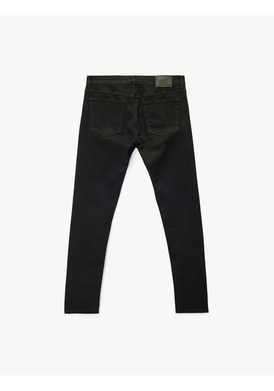 Koton Pamuklu Normal Bel Skinny Fit Jean Pantolon - Michael Jean Siyah 6wam40218nd Siyah