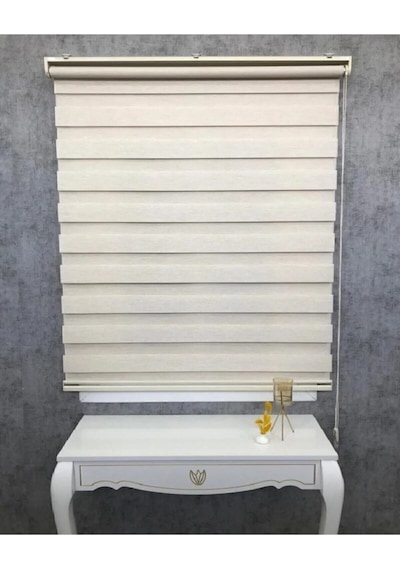 Bambu Krem R-14 Zebra Perde Krem