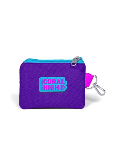 Coral High Kids Mor Pembe Kedi Desenli Bozuk Para Çantası 21866
