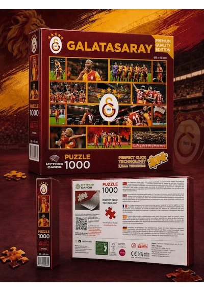 Mythos 1000 Parça Puzzle Galatasaray 2025/2026 Sezonu 68 X 48 Cm Resmi Lisanslı