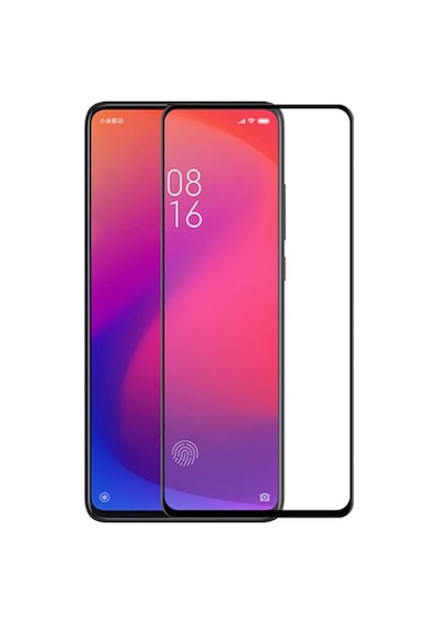 Redmi Mi 9T -K20 Pro Full Glue Tempered Cam Ekran Koruyucu Full Siyah