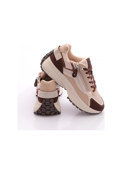 Dgn 83146 Kadin Sneaker Ayakkabi Kahve Süet