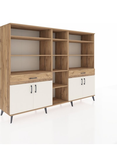 Hyperion Dolap 12 Raflı 2 Çekmeceli 4 Kapaklı 220x44x163 Çam-ayta Çam-aytaşı/çam Hyperion Dolap 12 Raflı 2 Çekmeceli 4 Kapaklı 220x44x163 Çam-ayta Çam-aytaşı/çam