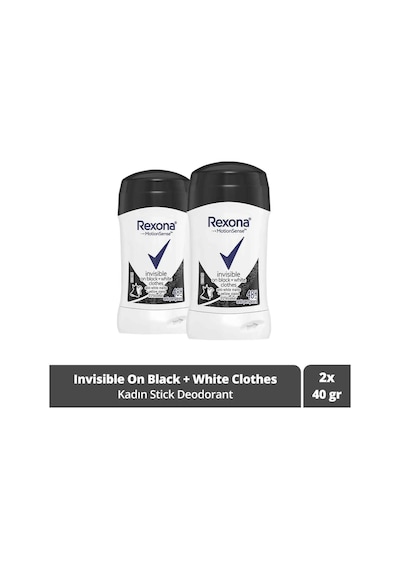 Rexona Invisible Black+White Kadın Stick Deodorant 2 x 40 ML
