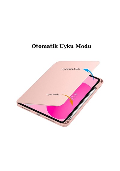 10.9 Inc 10.nesil Uyumlu 360 Dönebilen Standlı Pino Apple Uyumlu iPad Tablet Kılıfı Kılıf