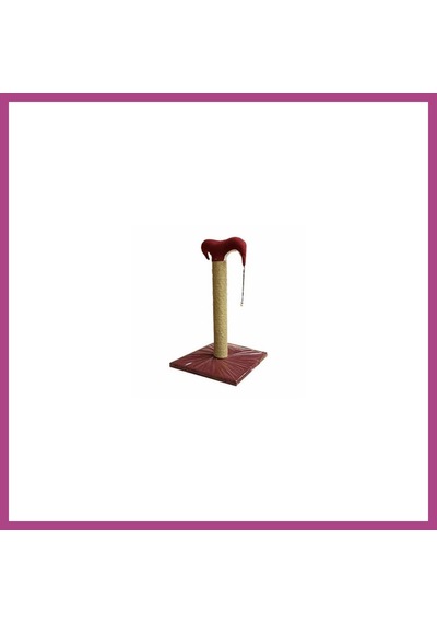 Gees Global İnce Kedi Tırmalama Tahtası 50 Cm Bordo Gbzs