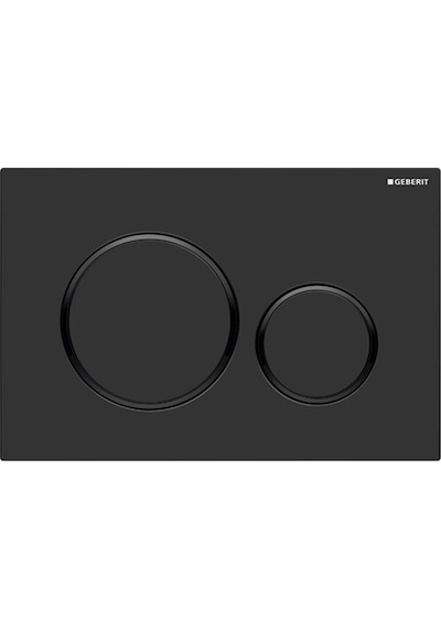 Geberit Sigma20 115.882.dw.1 Kumanda Kapağı.çift Basmalı.siyah/ma Siyah