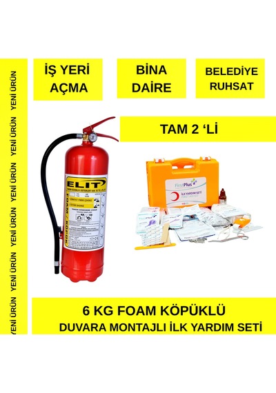 Belediye Ruhsata Uygun 6 Kg Foam Köpüklü + İlk Yarım Çantası