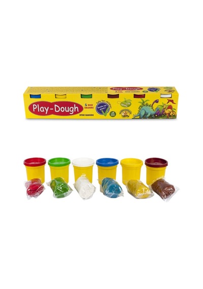 6 Renk Oyun Hamuru 765 Gr Sarı