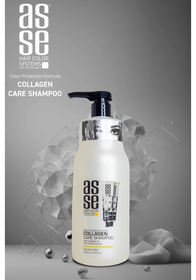 Asse Collagen Care Şampuan, Süt Ve Bal Özlü Nemlendirici, Onarıcı, Koruyucu - Güçlü Saçlar 1000 Ml. İşlem Görmüş Asse Collagen Care Şampuan, Süt Ve Bal Özlü Nemlendirici, Onarıcı, Koruyucu - Güçlü Saçlar 1000 Ml. İşlem Görmüş