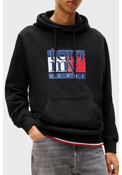 Tommy Jeans Erkek Sweat Dm0dm22092 Bds Siyah Siyah