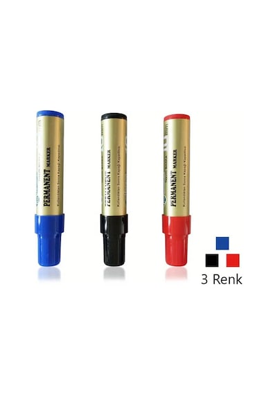 Permanent 10mm Marker Koli ve Çuval (KIRMIZI-MAVİ-SİYAH)