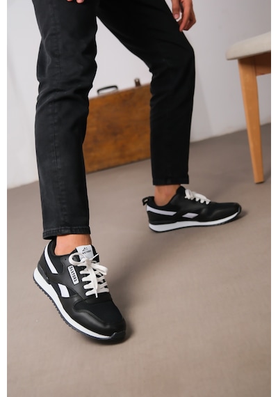 Daxtors D0061 Günlük Ortopedik Garantili Unisex Sneaker Spor Ayakkabı Siyah