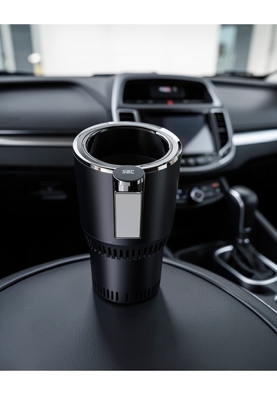 Araç İçi Termos 1 Litre Siyah