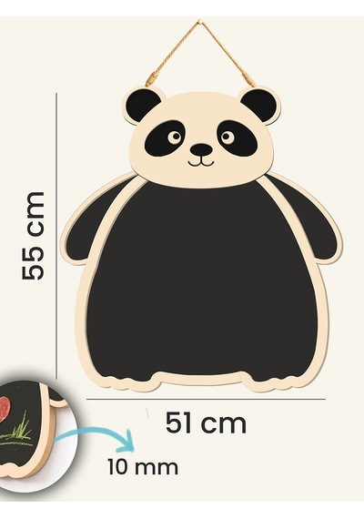 Ncpuzzles Panda Yazı Tahtası Çok Renkli
