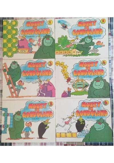 Muzzy İn Gondoland 1-2-3-4-5-6 İngilizce Hikaye Kitabı Serisi Set Takım - Wendy Harris