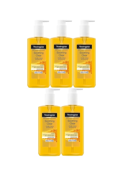 Neutrogena Soothing Clear Micellar Yüz Temizleme Jeli 5 x 200 ML