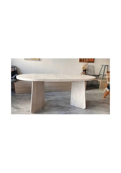 Terra Traverten Mdf Sabit Masa 90x170 Cm V Ayak Modern Ve Şık Yemek Masası Traverten Terra Traverten Mdf Sabit Masa 90x170 Cm V Ayak Modern Ve Şık Yemek Masası Traverten