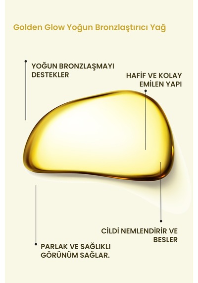 W-lab Cosmetics Golden Glow Yoğun Bronzlaştırıcı Yağ 200 Ml
