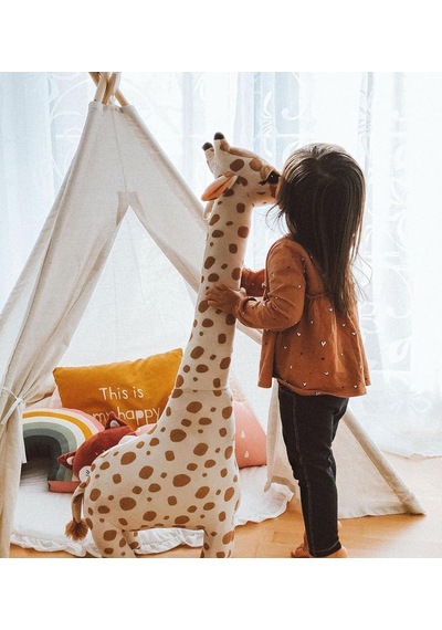 , Oyuncak Peluş Zürafa, Uyku Ve Oyun Arkadaşı-100 Cm