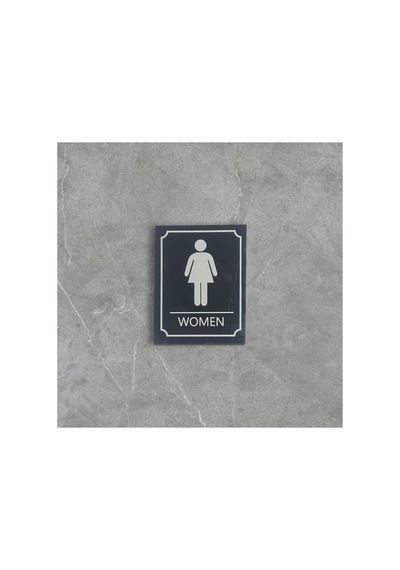 Women Wc Yön Levhası