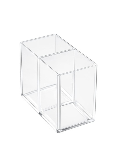 2 Bölmeli Pleksi Organizer Akrilik 10 X 15 Beyaz Diğer