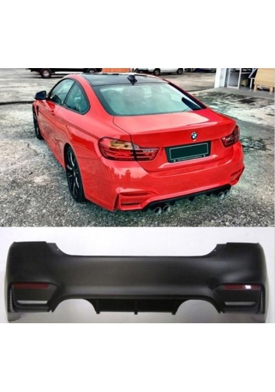BMW F32 2014-2018 4.SERİ COUPE PLASTİK M4 ARKA TAMPON