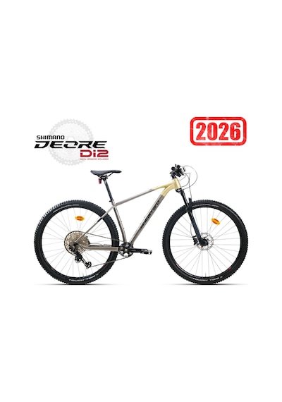 Carraro Big 912d Pro Di2 29 Dağ Bisiklet 1x12v Metalik Gri Xl/53 Siyah