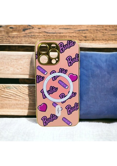 Apple Uyumlu iPhone 14 Pro Max Barbie Seri Magsafe Kamera Korumalı Silikon Kapak