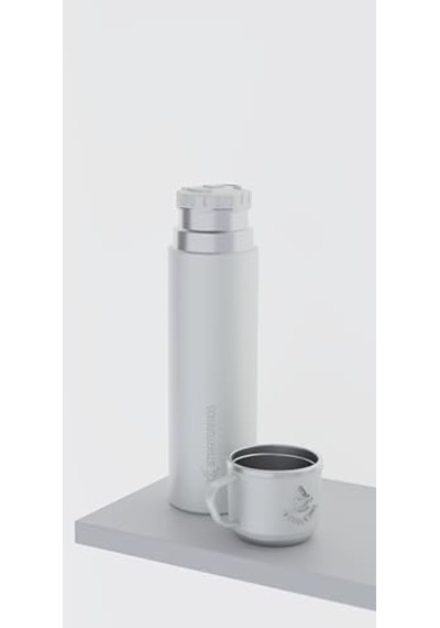 Trailmate Serisi Bardaklı 500 Ml Çelik Termos Açık Gri