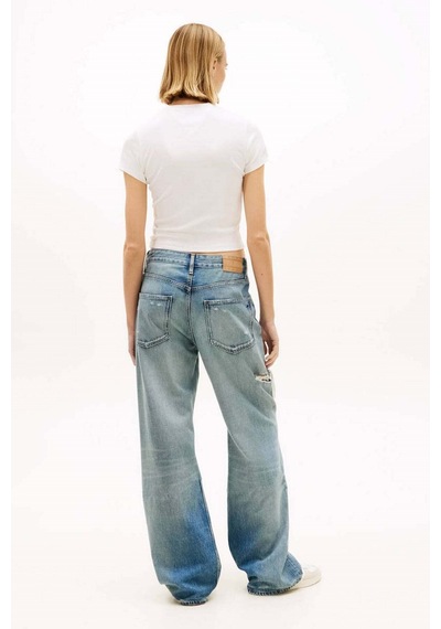 Tommy Jeans Kadın Tişört-dw0dw22272-16052 Beyaz