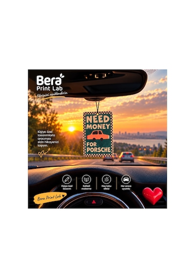 Bera Print Lab 4 Lü Dekoratif Araç Kokusu Seti Love, Good Vibes, Papatya Ve Retro Tasarımlı Dikiz Aynası Asmalı Oto Kokusu Çok Renkli - 941112650 Bera Print Lab 4 Lü Dekoratif Araç Kokusu Seti Love, Good Vibes, Papatya Ve Retro Tasarımlı Dikiz Aynası Asmalı Oto Kokusu Çok Renkli - 941112650