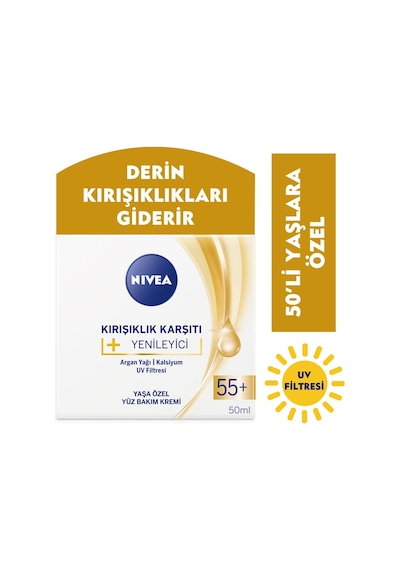 Nivea   Yenileyici 55+ Yaş Yüz Bakım Krem 50 ML