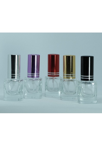 Boş Parfüm ve Kolonya Şişesi 5 ML 10 Adet Boş Cam Sarı Metal Sprey Şişe