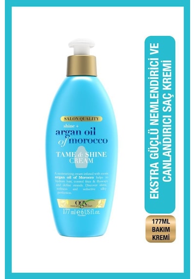 Ogx Argan Oil of Morocco Tame & Shine Şekillendirici Parlaklık Kremi 177 ml