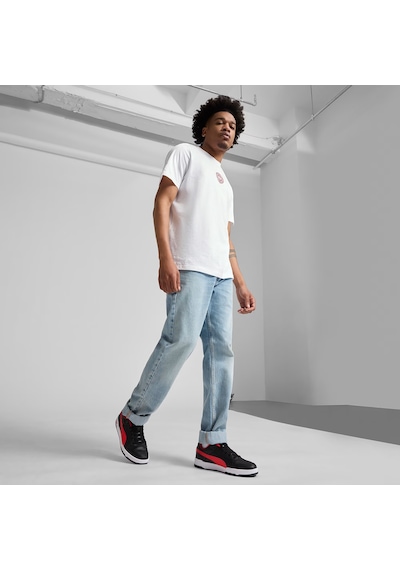 Puma F1 China Erkek Beyaz Günlük Stil T-shirt 63017402 1637340 Beyaz