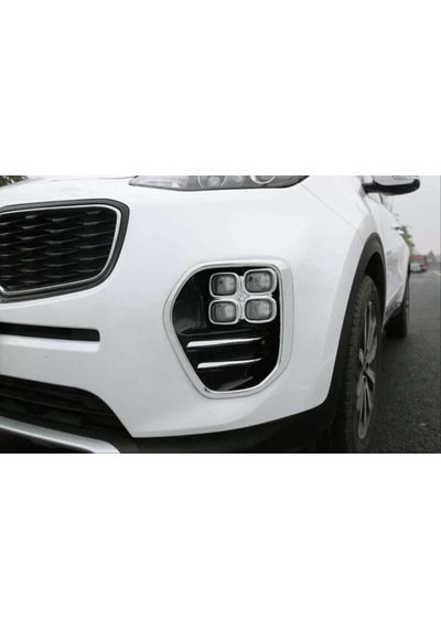 Sportage 2016-2019 Içın Uyumlu Ön Sıs Kaplaması Büyük Model Nıkelaj
