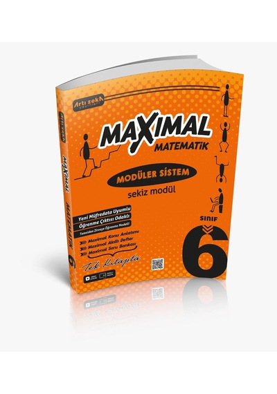 Artı Zeka Yayınları 6. Sınıf Maxımal Matematik Modüler Sistem Seti 8 Modül