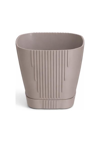 Omnipazar So-zb02 Zambak Dekoratif Plastik Saksı 1.8 Litre No:2 Mocha