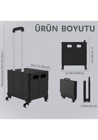 Valkyrie Katlanabilir 4 Tekerlekli Alışveriş Ve Depolama Çantası Kapaklı Teleskopik Çekme Kolu Kamp Plaj Çok Amaçlı Siyah Sku: Smgstkbe4e097a95 Açık Mavi Valkyrie Katlanabilir 4 Tekerlekli Alışveriş Ve Depolama Çantası Kapaklı Teleskopik Çekme Kolu Kamp Plaj Çok Amaçlı Siyah Sku: Smgstkbe4e097a95 Açık Mavi