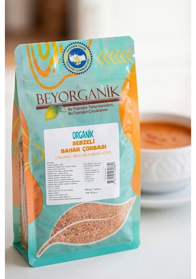 Beyorganik Organik Sebzeli Bahar Çorbası 80gr 10 Dk Hazır