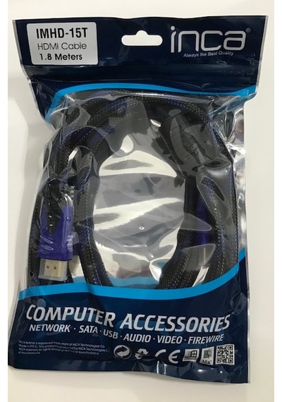 Inca Imhd-15T 1.8M Altin Uçlu 1.4 4K Uyumlu Hdmi Kablo